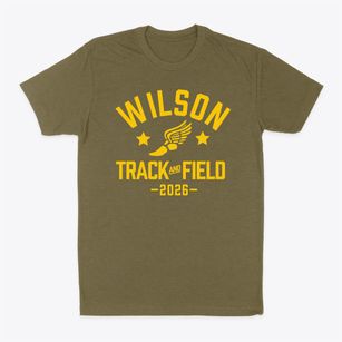 Wilson Elementary School Track and Field Classic Dad T-Shirt