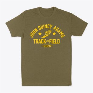 John Quincy Adams Middle School Track and Field Classic Dad T-Shirt