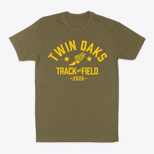 Twin Oaks Elementary School Track and Field Classic Dad T-Shirt