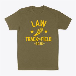 Law Middle School Track and Field Classic Dad T-Shirt