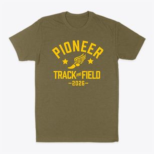 Pioneer Middle School Track and Field Classic Dad T-Shirt