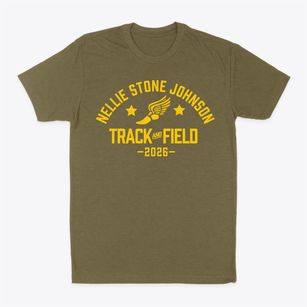 Nellie Stone Johnson Elementary School Track and Field Classic Dad T-Shirt