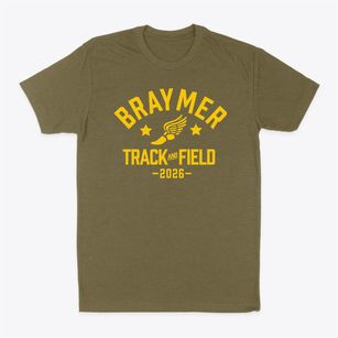 Braymer School Track and Field Classic Dad T-Shirt