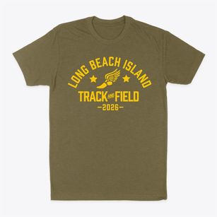 Long Beach Island Grade School Track and Field Classic Dad T-Shirt