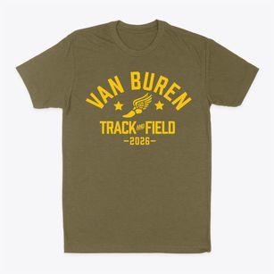 Van Buren Elementary School Track and Field Classic Dad T-Shirt