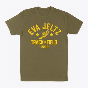 Eva Jeltz Sda Junior Academy Track and Field Classic Dad T-Shirt