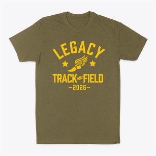 The Legacy School For Integrated Studies Track and Field Classic Dad T-Shirt