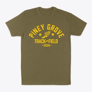 Piney Grove Middle School Track and Field Classic Dad T-Shirt