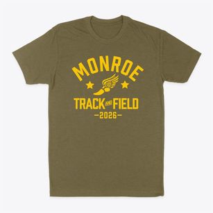 Monroe Alternative Middle School Track and Field Classic Dad T-Shirt