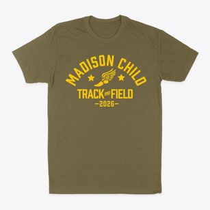 Madison Child Care Center Track and Field Classic Dad T-Shirt