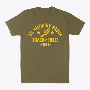Saint Anthony Padua Elementary School Track and Field Classic Dad T-Shirt