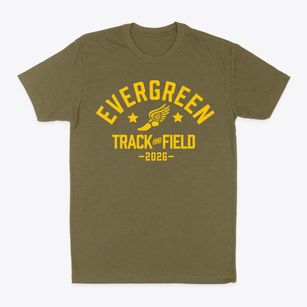 Evergreen Elementary School Track and Field Classic Dad T-Shirt