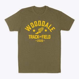 Wooddale High School Track and Field Classic Dad T-Shirt