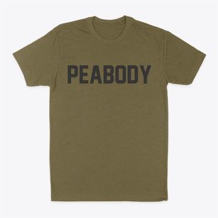 Peabody Massachusetts Classic Block Classic Dad T-Shirt