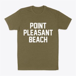 Point Pleasant Beach New Jersey Classic Block Classic Dad T-Shirt