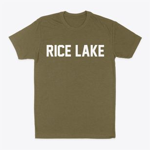 Rice Lake Minnesota Classic Block Classic Dad T-Shirt