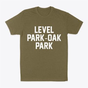 Level Park-oak Park Michigan Classic Block Classic Dad T-Shirt