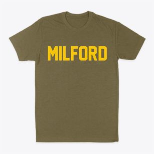 Milford Massachusetts Classic Block Classic Dad T-Shirt