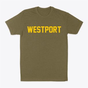 Westport Connecticut Classic Block Classic Dad T-Shirt