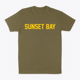 Sunset Bay New York Classic Block Classic Dad T-Shirt
