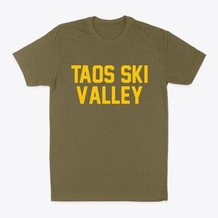 Taos Ski Valley New Mexico Classic Block Classic Dad T-Shirt