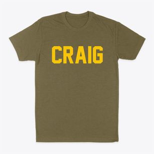 Craig Montana Classic Block Classic Dad T-Shirt