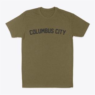 Columbus City Iowa Classic Curve Classic Dad T-Shirt
