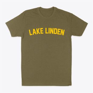 Lake Linden Michigan Classic Curve Classic Dad T-Shirt