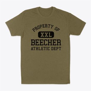 Beecher Illinois Athletic Dept Classic Dad T-Shirt