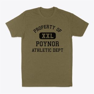 Poynor Texas Athletic Dept Classic Dad T-Shirt