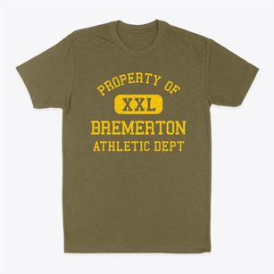 Bremerton Washington Athletic Dept Classic Dad T-Shirt