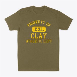 Clay Pennsylvania Athletic Dept Classic Dad T-Shirt