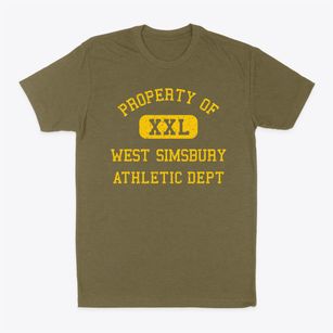 West Simsbury Connecticut Athletic Dept Classic Dad T-Shirt