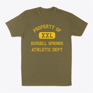 Russell Springs Kansas Athletic Dept Classic Dad T-Shirt