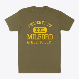 Milford Delaware Athletic Dept Classic Dad T-Shirt