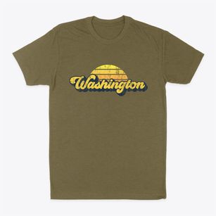 Washington New York Sublime Sunset Classic Dad T-Shirt