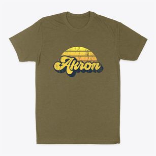 Akron New York Sublime Sunset Classic Dad T-Shirt