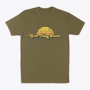 North Valley Stream New York Sublime Sunset Classic Dad T-Shirt