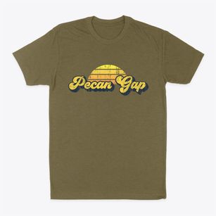 Pecan Gap Texas Sublime Sunset Classic Dad T-Shirt