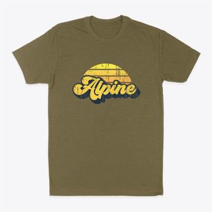 Alpine Oregon Sublime Sunset Classic Dad T-Shirt