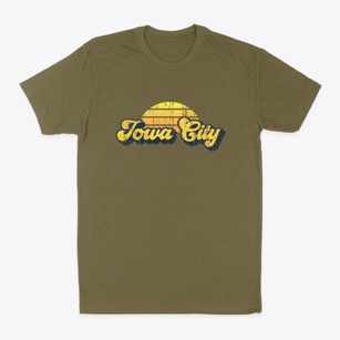 Iowa City Iowa Sublime Sunset Classic Dad T-Shirt