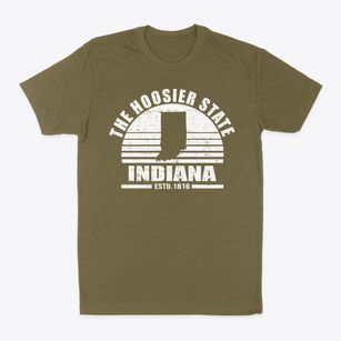  Indiana Sunset Classic Dad T-Shirt