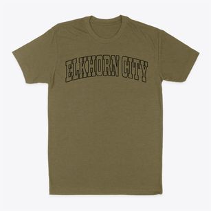 Elkhorn City Kentucky Trendy Block Classic Dad T-Shirt