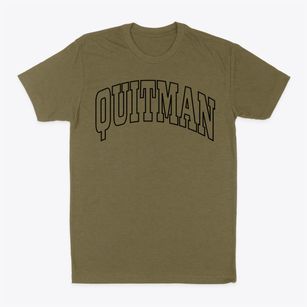 Quitman Arkansas Trendy Block Classic Dad T-Shirt