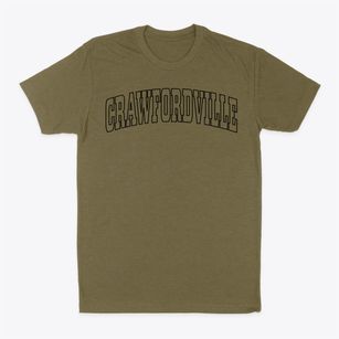 Crawfordville Georgia Trendy Block Classic Dad T-Shirt