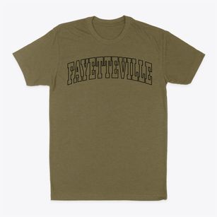 Fayetteville Arkansas Trendy Block Classic Dad T-Shirt