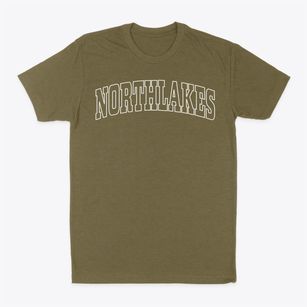 Northlakes North Carolina Trendy Block Classic Dad T-Shirt