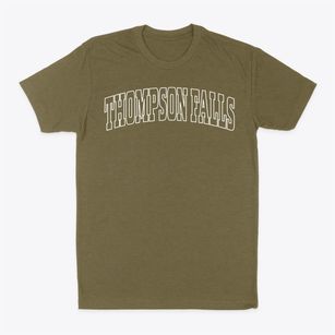 Thompson Falls Montana Trendy Block Classic Dad T-Shirt