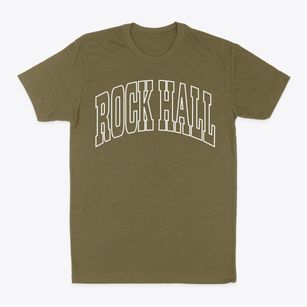 Rock Hall Maryland Trendy Block Classic Dad T-Shirt