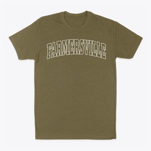 Farmersville New York Trendy Block Classic Dad T-Shirt